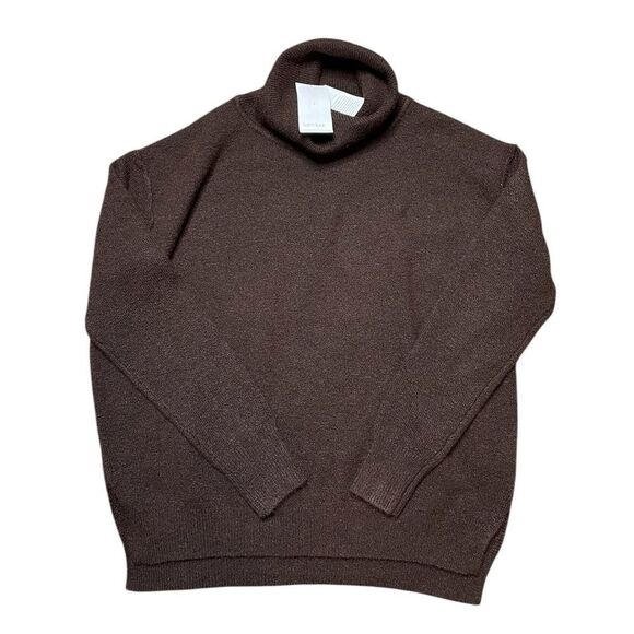NWT KAREN KANE Turtleneck Sweater Brown Size XS - Picture 2 of 7